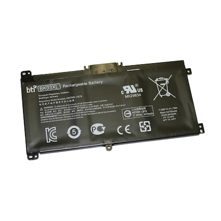 Battery Technology Replacement Battery For Hp Pavilion X360 14-Ba, X360 14M-Ba, Bk03Xl,  BK03XL-BTI